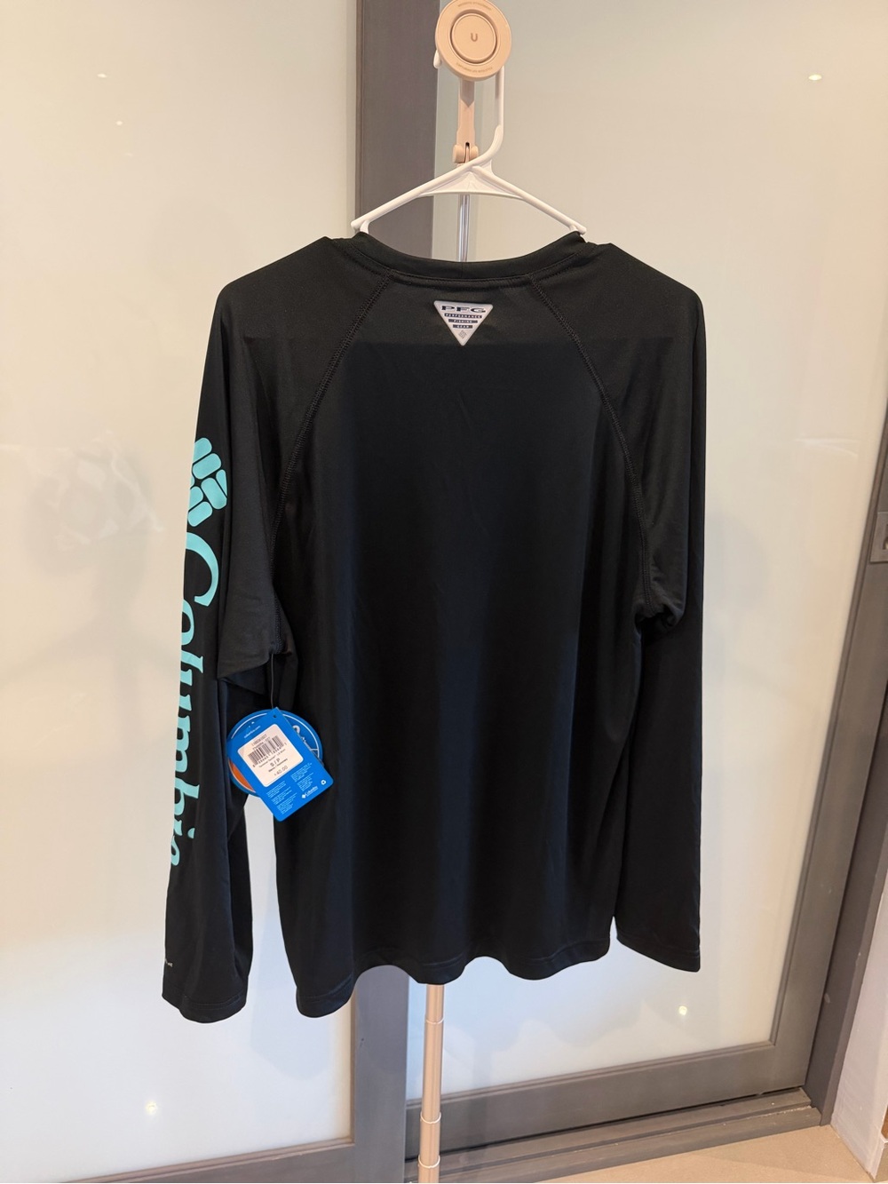 NWT Columbia PFG Terminal Tackle Long Sleeve Shirt Men’s Small Black